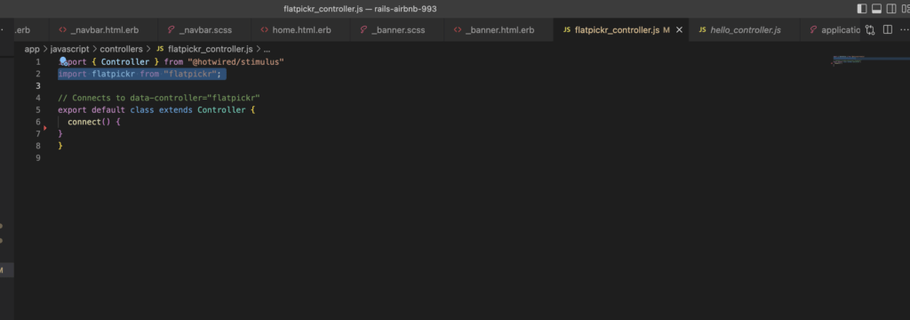 ajout code pour flatpickr js