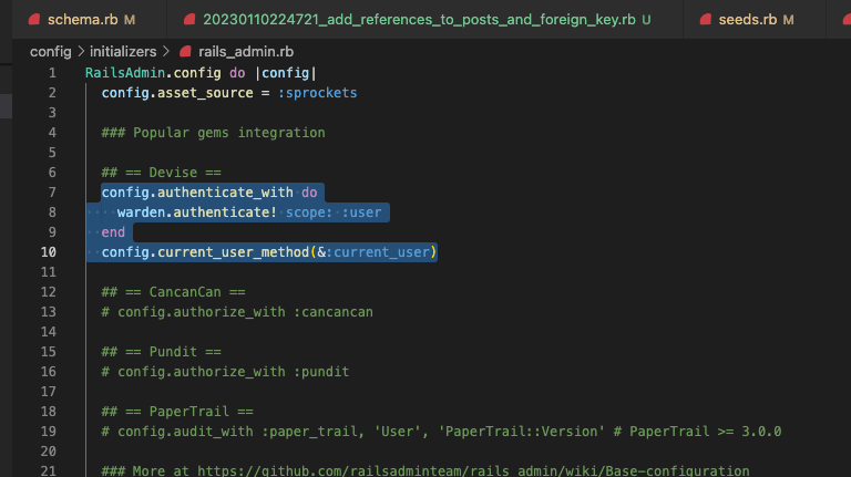 config rails admin