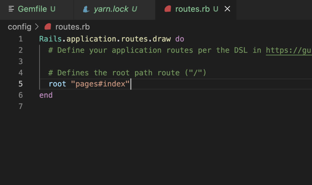 modifier une route en rails
