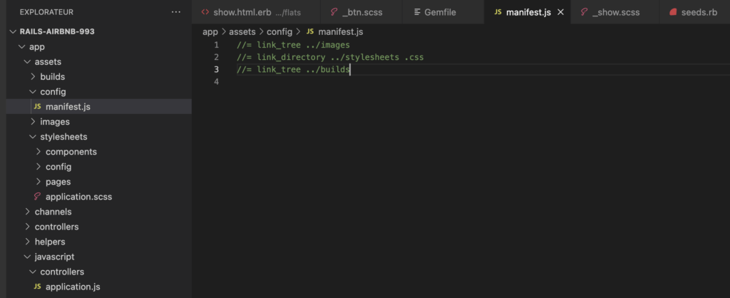 manifest.js scss rails config