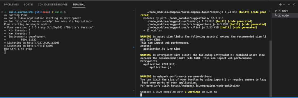 compilation serveur local