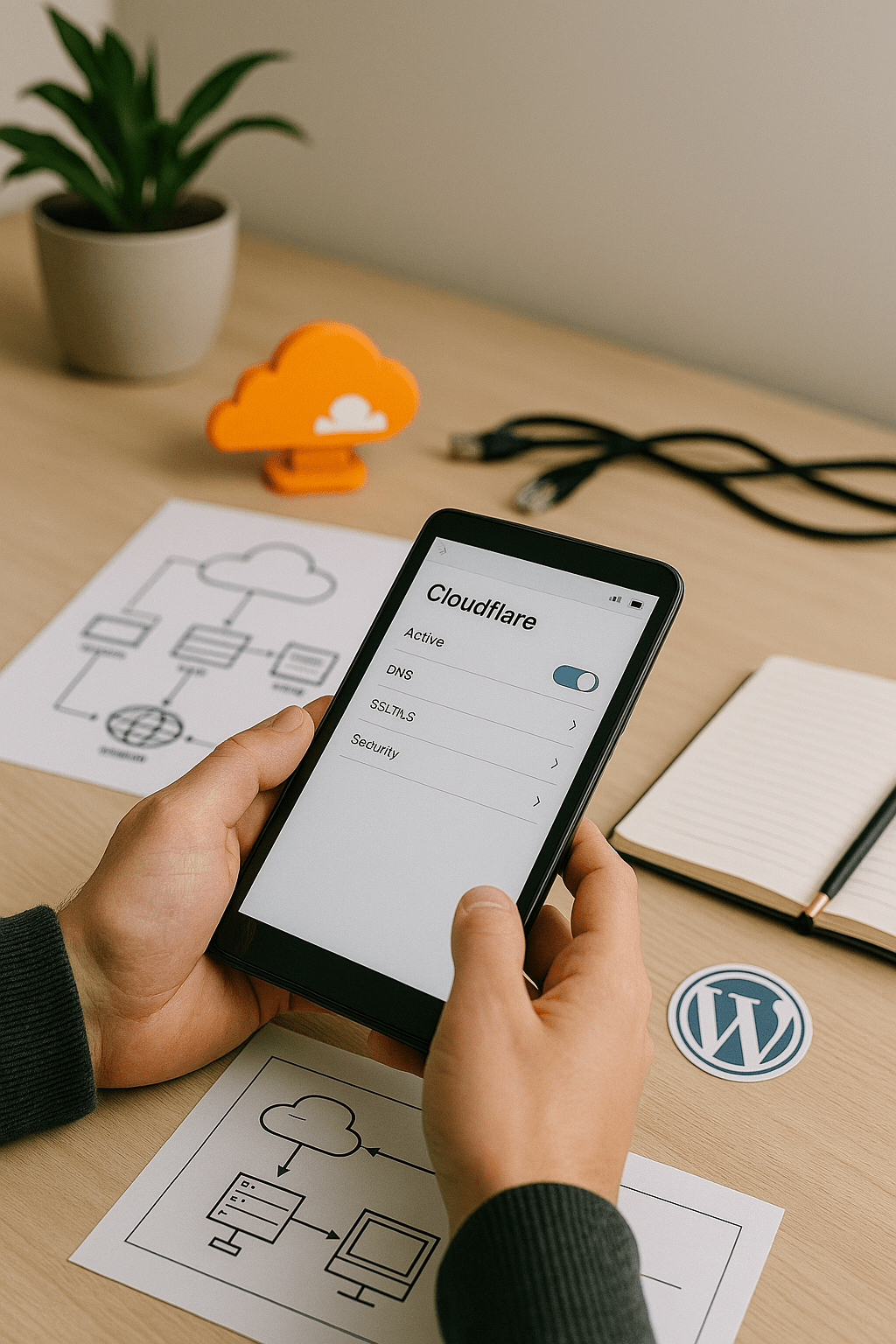 Configuration Cloudflare pour WordPress