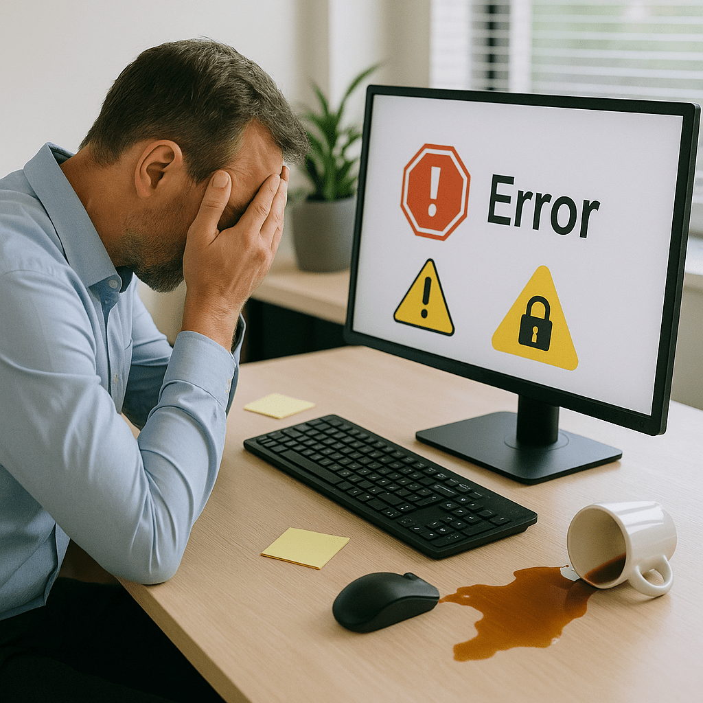 erreurs informatiques administratives